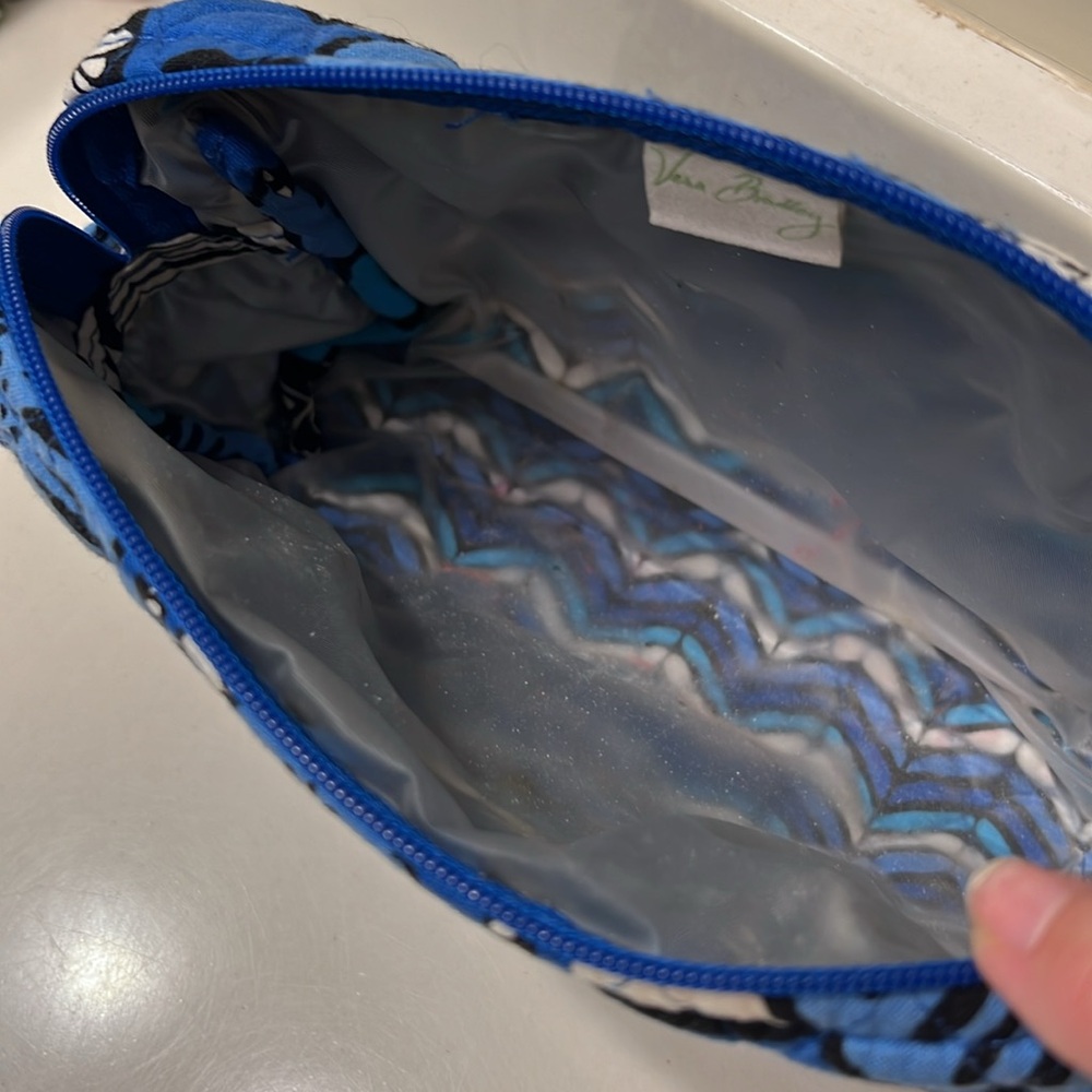 Vera Bradley Blue Bayou Cosmetic Bag - Picture 2 of 2
